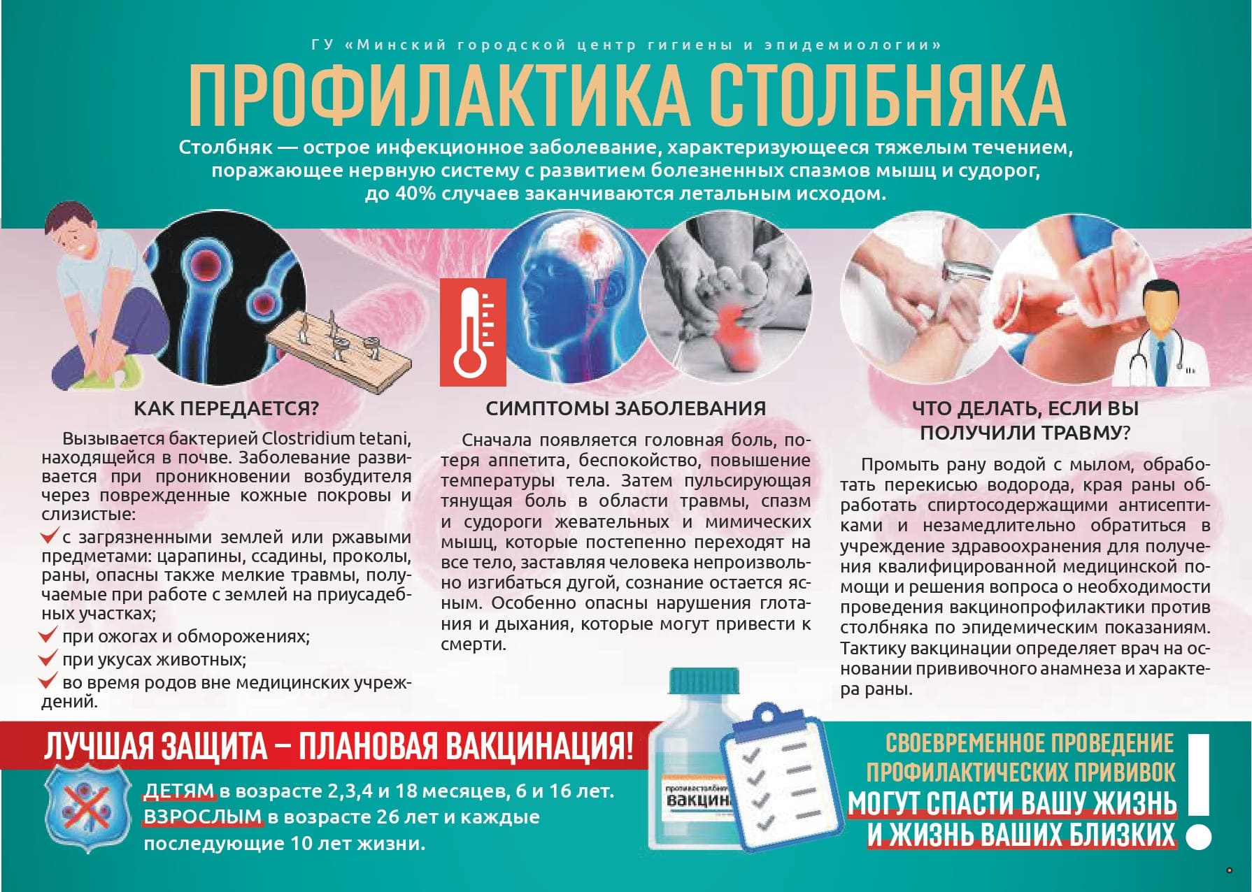 Профилактика столбняка